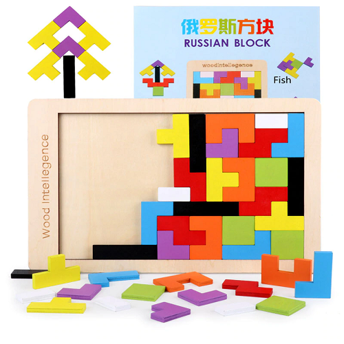 Tetris Wooden Puzzle Toy 1
