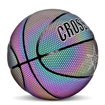 HOLOGRAPHIC REFLECTIVE GLOWING BASKETBALL 1