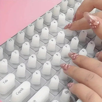 SilkyType Nail-Friendly Keyboard Cover 1