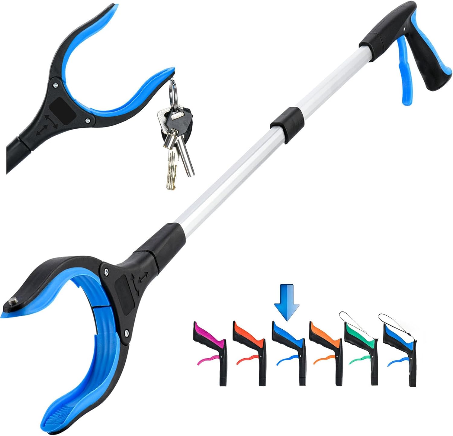 Foldable Grabber With 360° Swivel Clip 1
