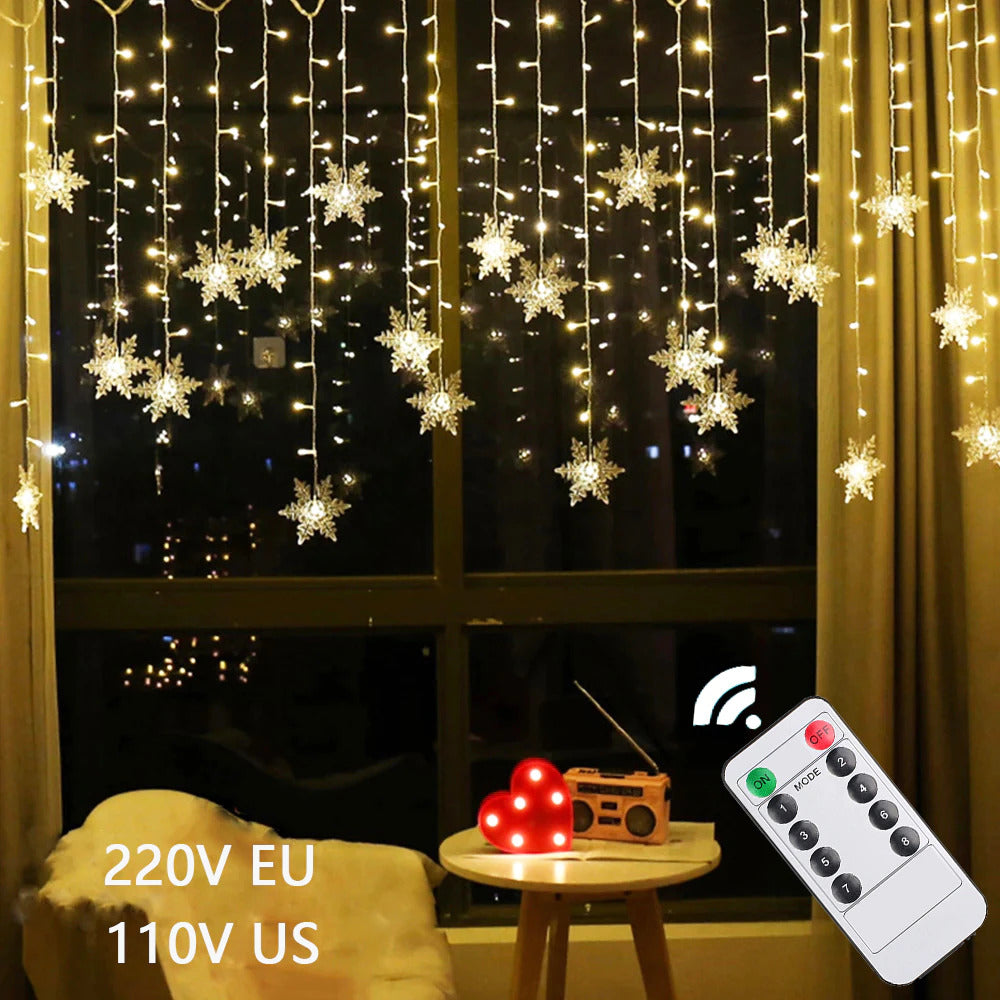 Snowflake Christmas Lights 1