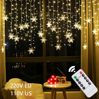 Snowflake Christmas Lights 1