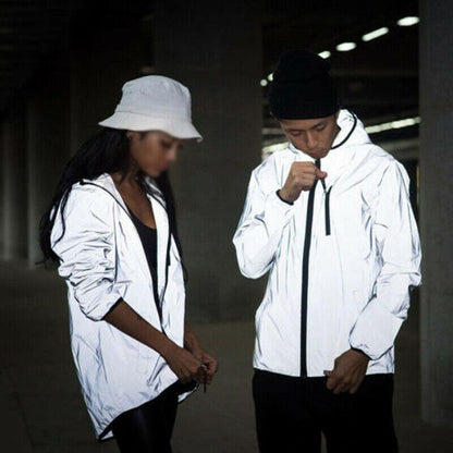 Reflective waterproof windbreaker 1