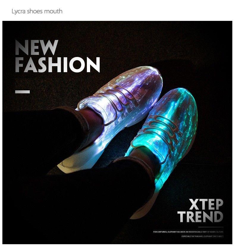 Light-up Luminous Fiber Optic Shoes 1