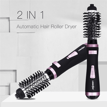 ONE-STEP 2 in 1 Ceramic Rotating Curling Iron Brush 1