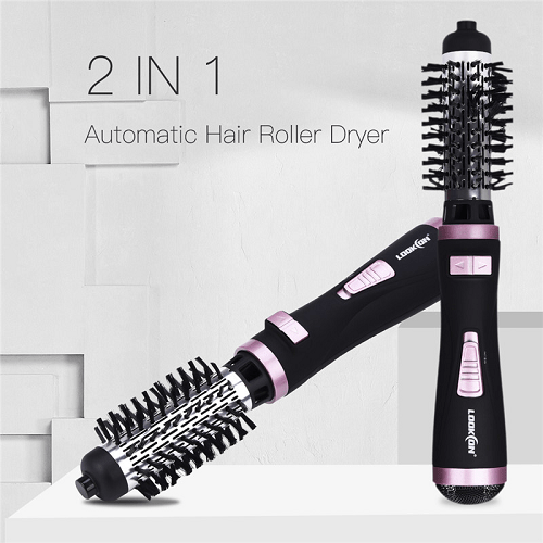 ONE-STEP 2 in 1 Ceramic Rotating Curling Iron Brush 1