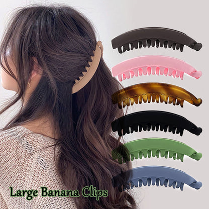 Large Banana Non-Slip Hair Clips 1
