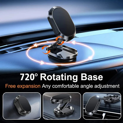 Alloy Folding Magnetic Car Phone Holder 1