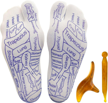 Acupressure Reflexology Chart Socks 1