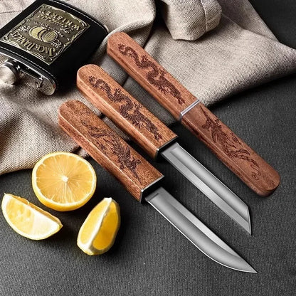 Handmade Portable 2 In 1 Dragon and Phoenix Double Blades 1