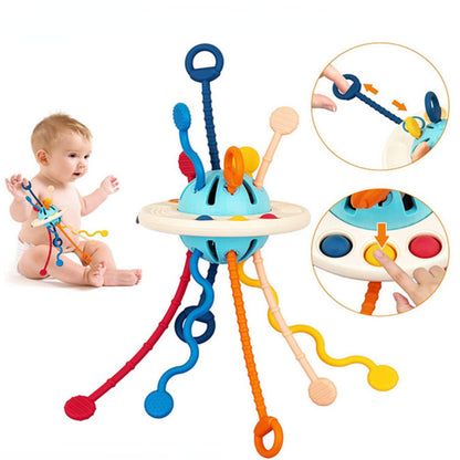 UFO Shaped Montessori Sensory Development Baby Teething Toy 1
