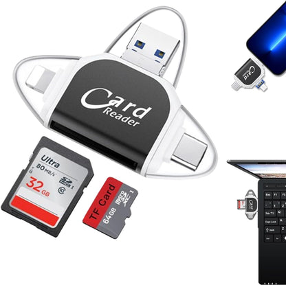 Multi-Port 4 in1 Universal SD TF Card Reader 1