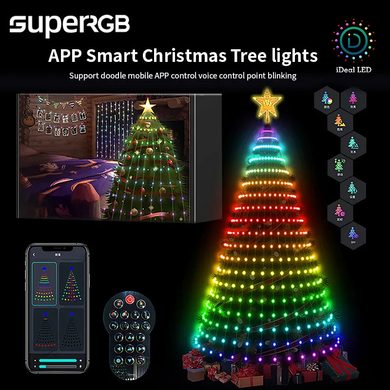 LED ANIMATED OUTDOOR CHRISTMAS TREE LIGH 1
