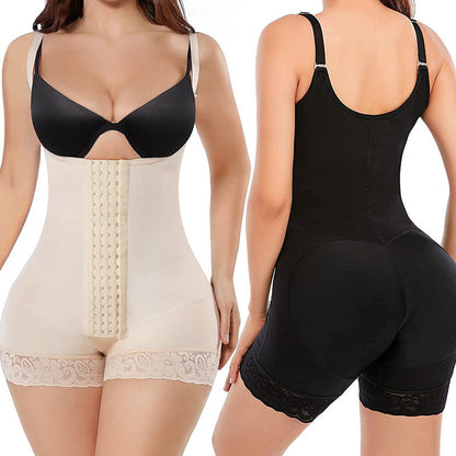 Adjustable Lace Bodysuit Tummy Control Bodyshaper 1