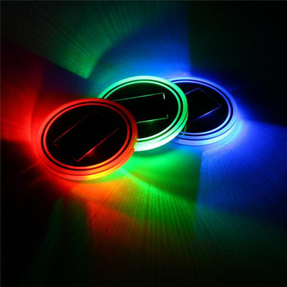 Solar Powered LED Cup Mats 1