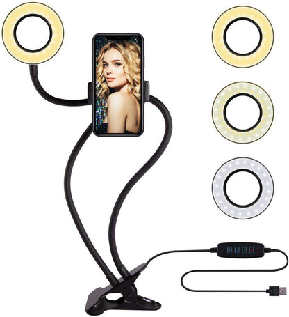 PHOTO STUDIO LED LIGHT WITH PHONE MOBILE HOLDER 1