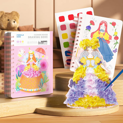 3 in 1 Fashion Design Drawing Book-Set 1