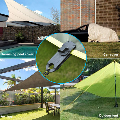Heavy Duty Reusable Tent Tarp Tarpaulin Clips (5Pcs) 1
