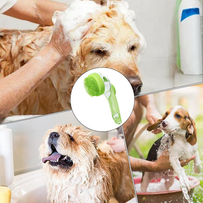 Soft Silicone Dog Bathing Brush 1