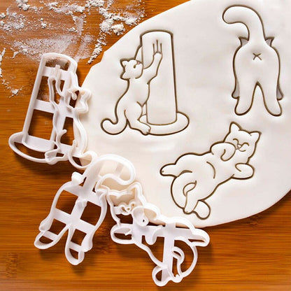 Cat Butt Cute Poses Cookie Cutters-3PCS 1