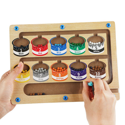 Magnetic Color and Number Maze 1