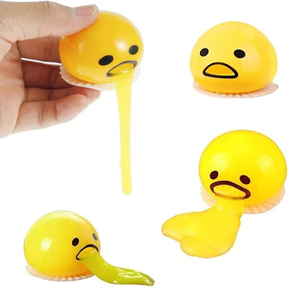 Puking Egg Yolk Stress Ball-5PCS 1