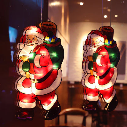 Christmas Window Hanging Lights 1