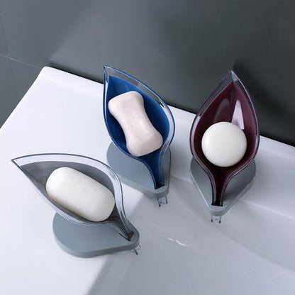 Creative Leaf Shape Detachable Soap Box 1