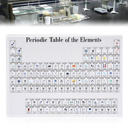 Acrylic Periodic Table Display With Real Elements 1