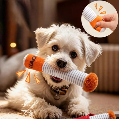 Funny Cigarette Dog Toy 1