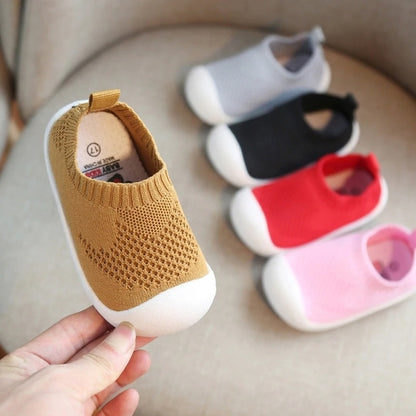 Mesh-Knit Baby Firstwalker Shoes 1