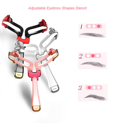 Adjustable Eyebrow Shapes Stencil 1