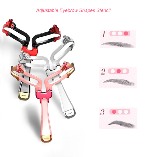 Adjustable Eyebrow Shapes Stencil 1