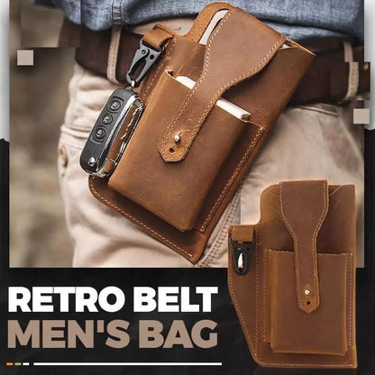 Retro Belt Waist Men's Bag 1