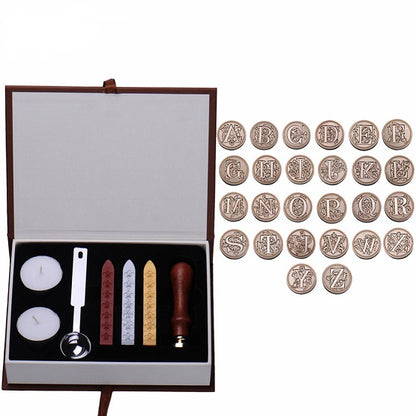 ALPHABET WAX SEAL SET 1