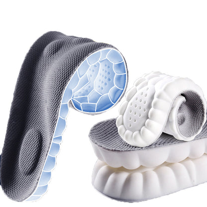 4D Orthopedic Sport Insoles Soft Breathable High-elasticity Shock 1