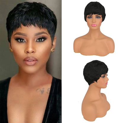 Short Natural Pixie Cut Wig 1