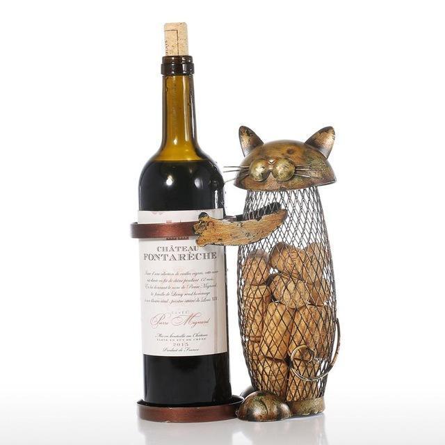 Cat Wine Stand 1
