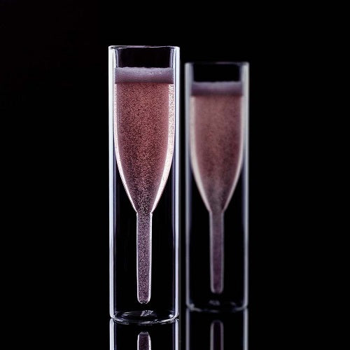 Double-walled Champagne Flutes 2PCS 1