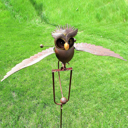 Outdoor Metal Owl Decoration 1