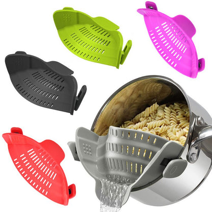 SILICONE CLIP ON POT STRAINER 1