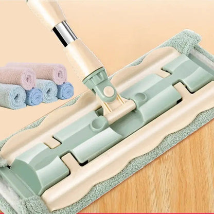 Flat Mope With Reusable Washable Mop Cloths 1