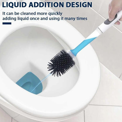 AquaClean Silicone Toilet Brush Set 1