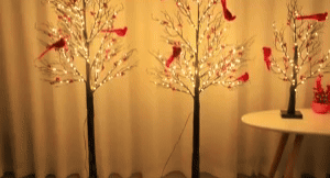 Vintage Glowing Tree 1