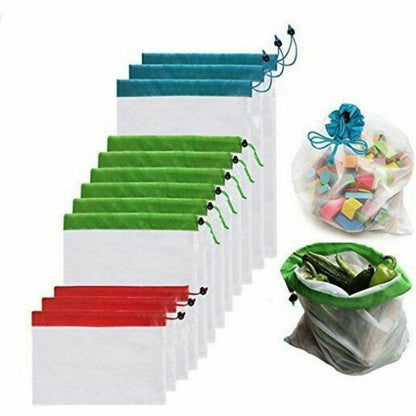 12pcs Reusable Produce Bags 1