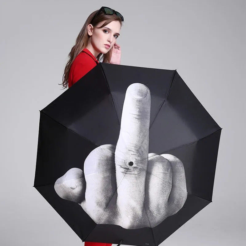 Funny Middle Finger Umbrella 1