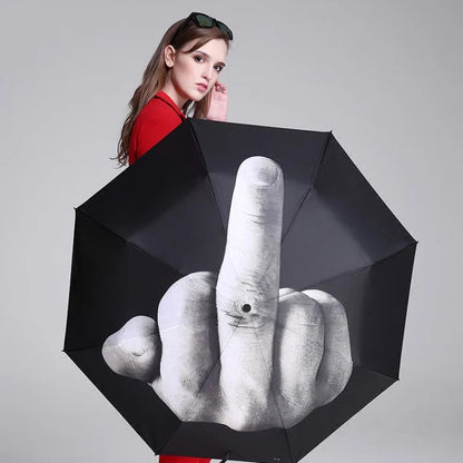 Funny Middle Finger Umbrella 1