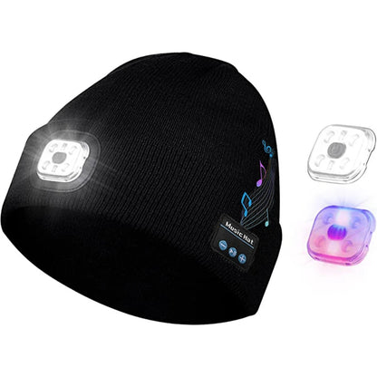 Bluetooth LED Music Beanie Hat 1