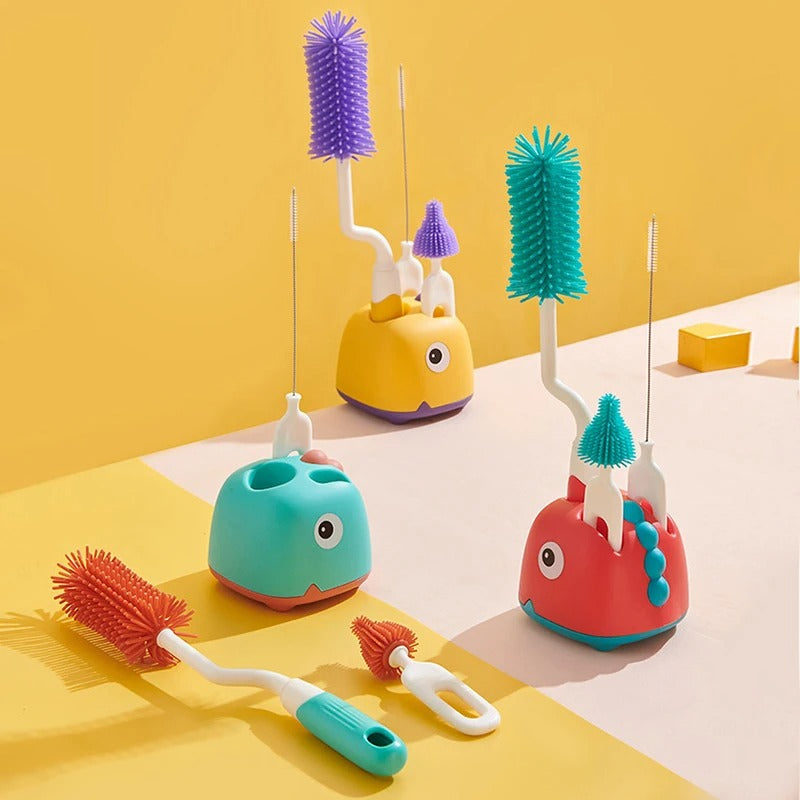 3-Piece Silicone Bottle Brush Set 1