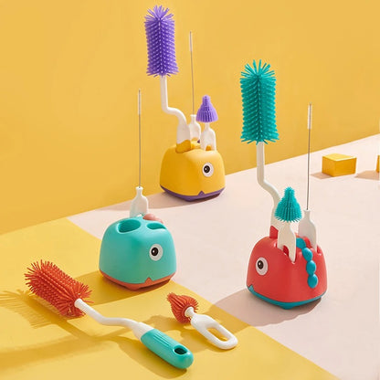 3-Piece Silicone Bottle Brush Set 1